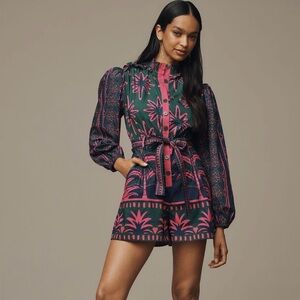 Farm Rio x Anthropologie
Button down Romper SZ M
